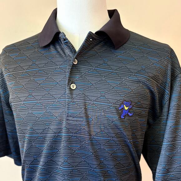 Grateful Dead Dancing Bear Ben Hogan Golf Polo (XL) - Picture 2 of 7